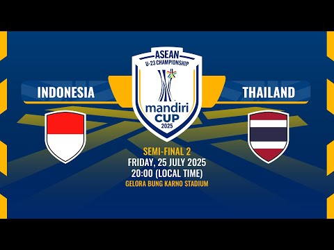 LIVE | Indonesia vs Thailand | #MandiriCup2025