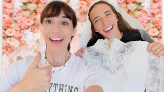 Wedding Dress Try-On With my Sister!