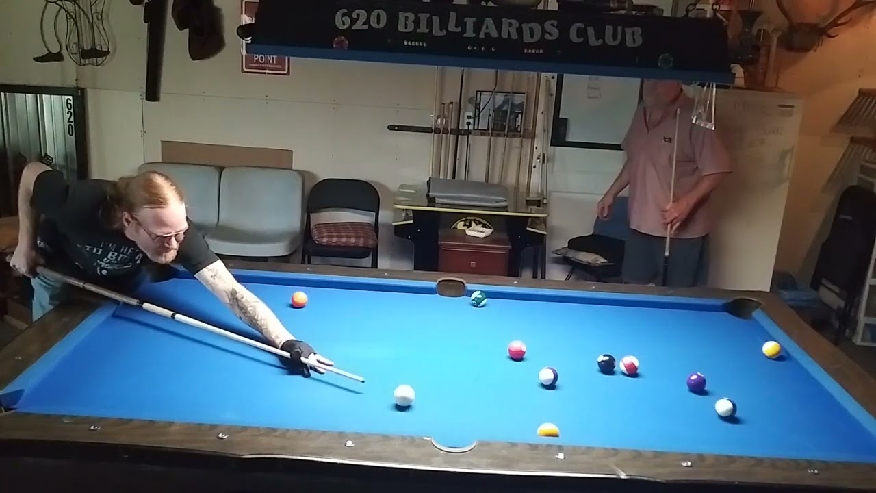 practice pool game with Howie. August 13th 2022