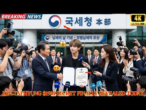 🔥1 Minute Ago! Kim Taehyung Named South Korea's Most Tax-Compliant Man in 2026!