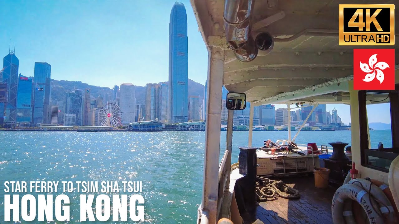 Watch the relaxing ride across Victoria Harbour on the Star Ferry