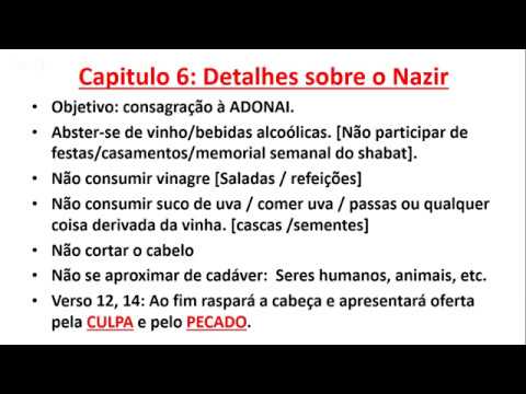 O voto de Nazir e a Benção Sacerdotal - [35] Nasô (c)