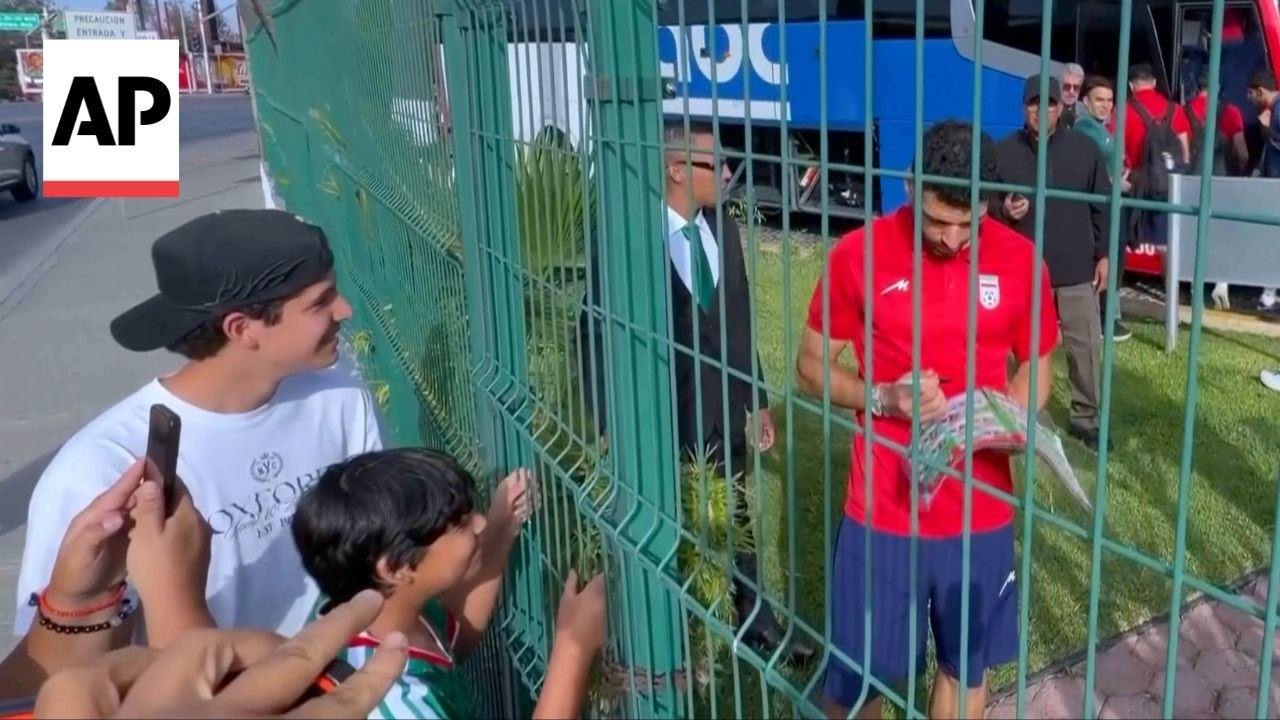 Video | Fans greet Iran's national soccer team in Mexico at FIFA World Cup 2026