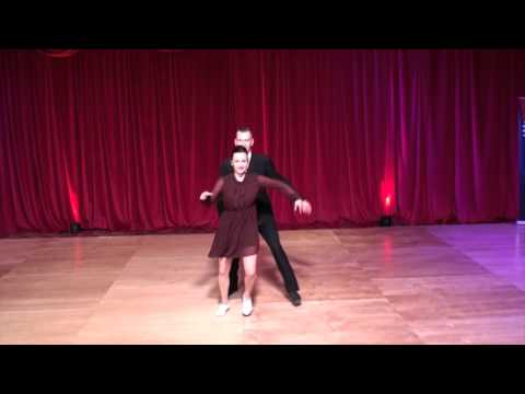ESDC 2015 - Advanced Lindy Hop Classic Showcase - Prelims - Mindaugas Bikauskas & Simona Pogosian