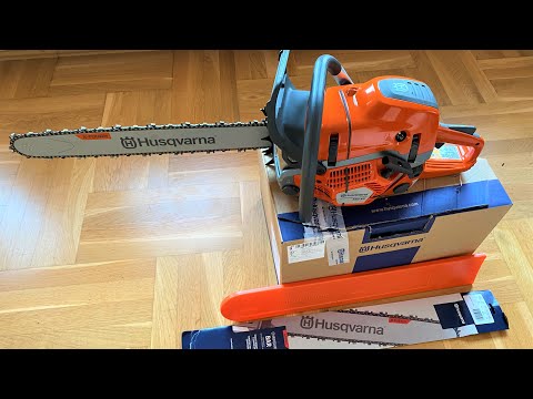 Husqvarna 592XP (92.7cc | 7.6HP) Unboxing and First Start