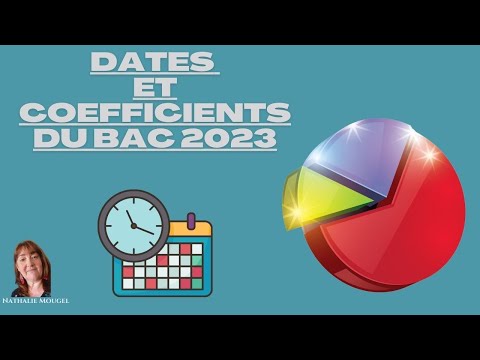 bac 2023 - dates des épreuves et coefficients
