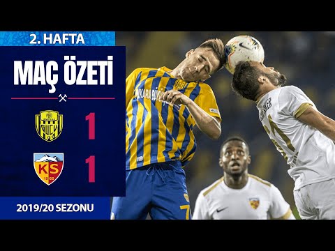 ÖZET: MKE Ankaragücü 1-1 Kayserispor | 2. Hafta - 2019/20