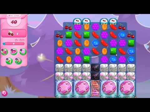 Candy Crush Saga LEVEL 1744 NO BOOSTERS (new)