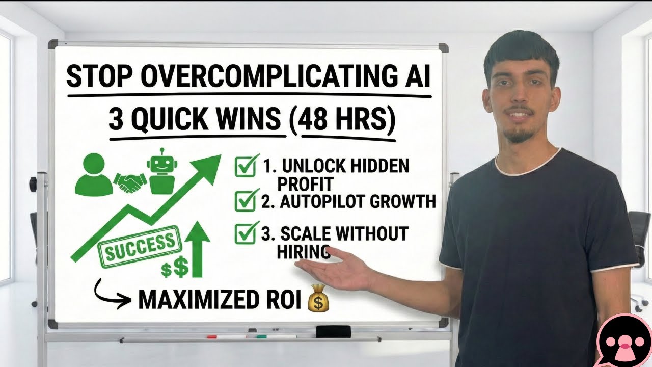 Stop Overcomplicating AI: 3 AI Quick Wins for Businesses and How to Calculate ROI. (2026)