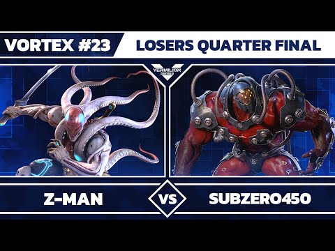 [Vortex #23] Z-Man vs SubZero450 - Losers Quarter Final - Tekken 7
