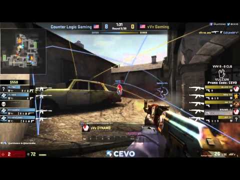Counter-Logic Gaming vs vVv Gaming Game 1 (CEVO-P CS:GO Season 7) - Gecks & HuriKane