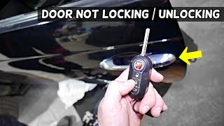 FIAT 500 DOOR DOES NOT LOCK UNLOCK FIX