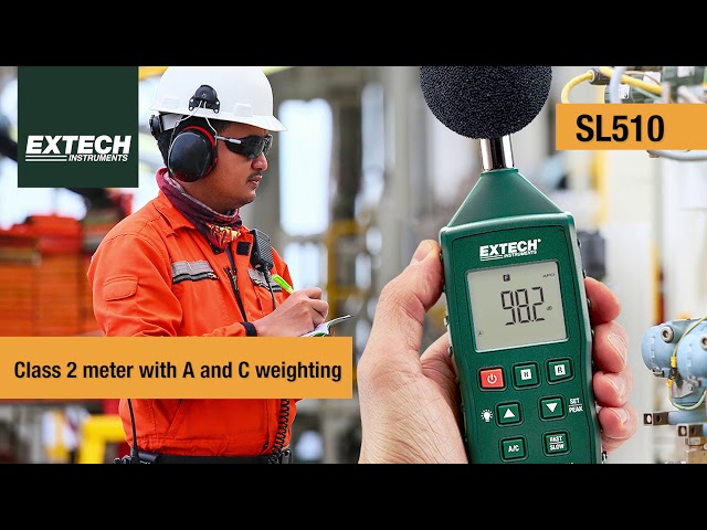 extech Dual range sound level meter extech sl510