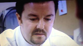 David Brent begs for his job