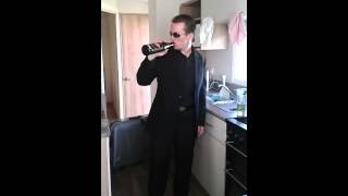 Bunn Leisure pissed caravan performance of Boy George&#39;s &#39; King of Everything&#39;