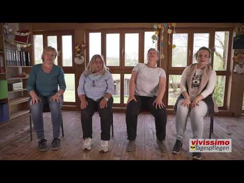 Sitzgymnastik mit Gesang "Wir sind noch Recht Faul"