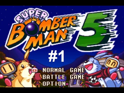 Let's Play Super Bomberman 5 #1 - Zone 1