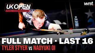 Naoyuki Oi vs Tyler Styer | Last 16 | 2025 UK Open Pool Championship