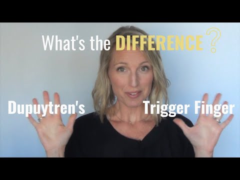 Trigger finger versus Dupuytren's contracture: WHAT'S THE DIFFERENCE?