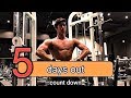 【カウントダウン】大会まであと5日!!〜減量日記〜