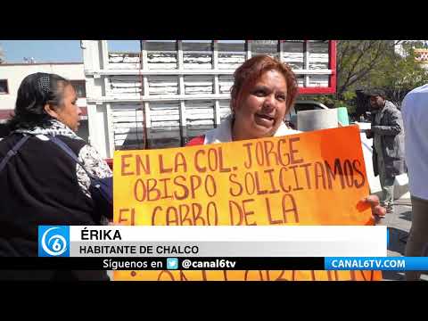 Video: Vecinos de Chalco entregan demandas a presidenta municipal