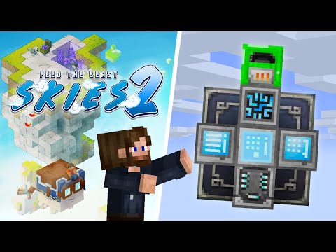 FTB Skies 2 EP7 Refined Storage 2 AUTOCRAFTING & Easy Power