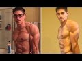 BODYBUILDING LIGHTING TRANSFORMATION - Shredded in honest vs aesthetic lighting- before/after food