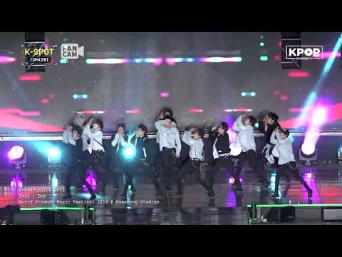 🔥 THE BOYZ - Boy @ World Friends Music Festival 181009