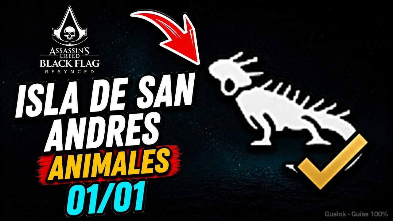 Isla De San Andrés Todos Los Animales 100% | Assassin’s Creed Black Flag Resynced Isla De San Andrés Todos Los Animales 100% | Assassin’s Creed Black Flag Resynced