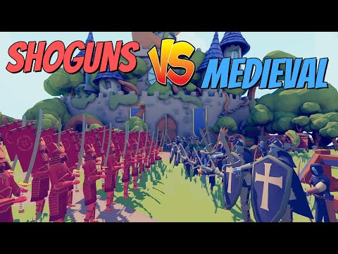 20 SHOGUNS VS EVERY MEDIEVAL UNITS - Totally Accurate Battle Simulator