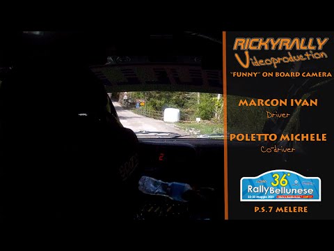 FUNNY OBC MARCON - POLETTO // 36° Rally Bellunese 2021 // P.S.7 Melere