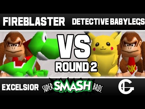 Fireblaster (Yoshi/DK) VS Detective Babylegs (Pikachu/DK) |  Excelsior Comics and Games Round 2