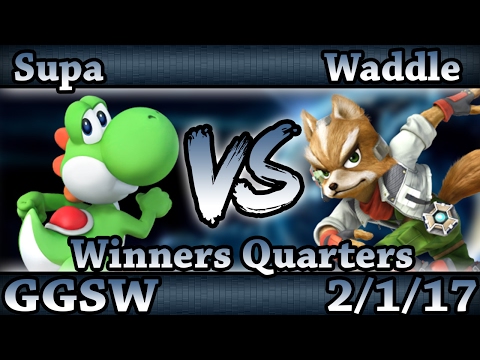 GGSW 18 - Supa (Yoshi) Vs. Waddle (Fox) Smash Wii U Winners Quarters - Smash 4