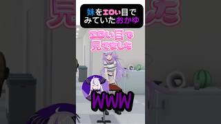 妹？の白上フブキをエロい目で見ていたおかゆん #ホロライブ #切り抜き