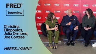 Interview: Christina Eliopoulos, Julia Ormond, Joe Cortese - HERE'S...YANNI! | 42° Torino Film Fest