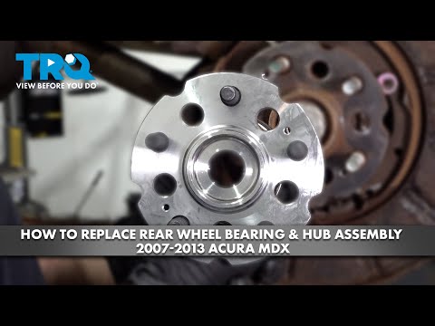 How to Replace Rear Wheel Bearing & Hub Assembly 2007-2013 Acura MDX