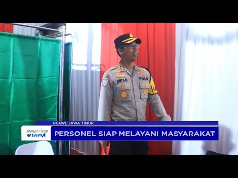 KAPOLRES BERSAMA FORKOPIMDA NGAWI KUNJUNGI POSYAN DAN POSPAM DI MALAM NATARU