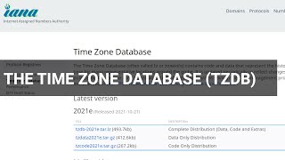 Navigating the tz database (tzdb) to find time zone entries for Ubuntu programs