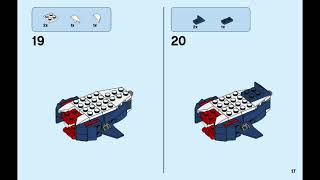 LEGO Creator 3-in-1 Deep Sea Creatures Set: Build a Shark, Squid, & Angler Fish! Book 3