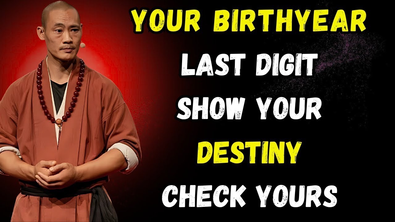 What the Last Digit of Your Birth Year Means WILL SHOCK YOU - Buddhist Wisdom — SHI HENG YI