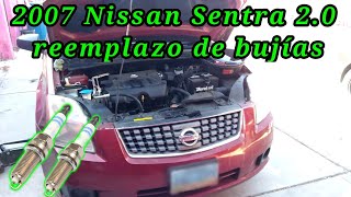 2007 Nissan Sentra 2.0 Cómo cambiar las bujías ( How to change spark plugs )
