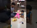 😂Man beating doll because she is not eating food