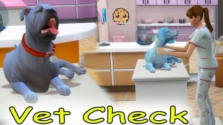 Vet Pets ! Dogs & Cats Care Medical Hospital Let's Play Sims 4 Cookie Swirl C