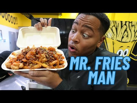 Trying Mr. Fries Man (LA) | Lord of the Fries!!