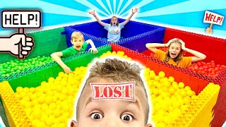 Fun Games Turn Into LOST BrotheR In Ball PiT!