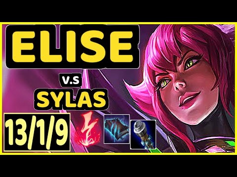BROXAH (ELISE) vs SYLAS - 13/1/9 KDA JUNGLE CHALLENGER GAMEPLAY - EUW