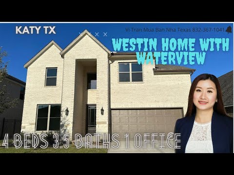 V244 - KATY TX - 🔥🔥🔥WESTIN HOME PLAN ALBANY COM VISTA PARA A ÁGUA - trường học tốt 🔥🔥