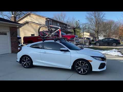 2017 Honda Civic coupe roof rack for bikes