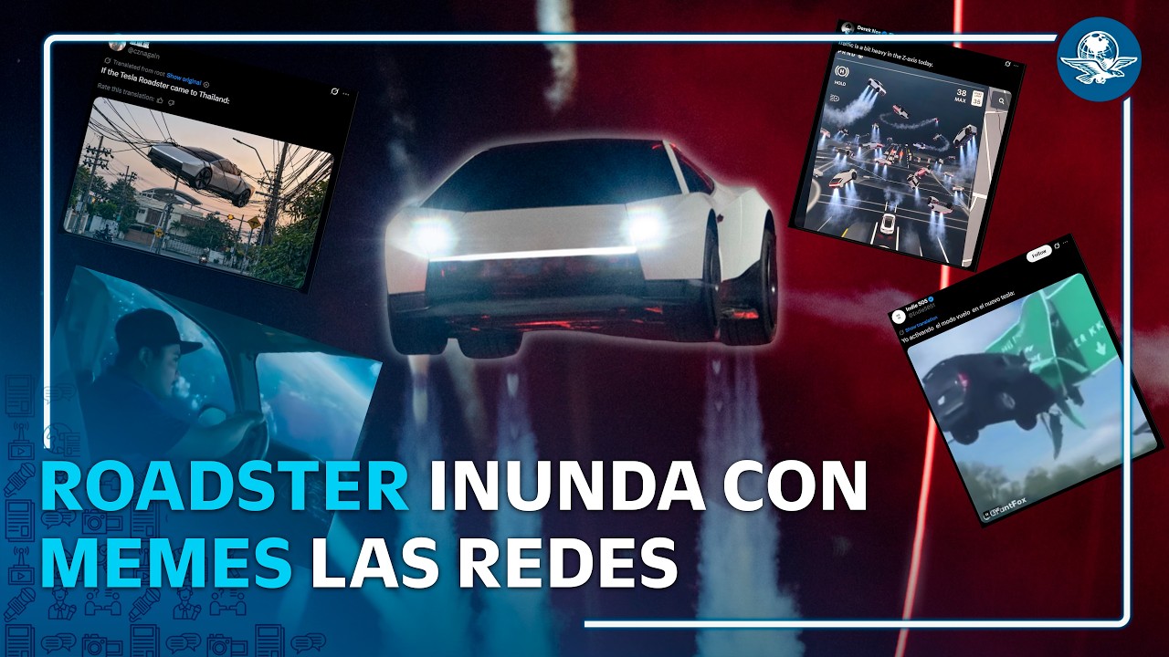 Roadster, auto volador de Tesla desata furor con memes