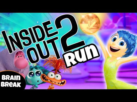 🏒 Inside Out 2 🏒 Fitness Run | Brain Break | GoNoodle Inspired